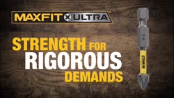 Video MAXFIT ULTRA Family Screwdriving Bits Feature and Benefit video
