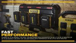 Video DEWALT® DCB1404 4amp multiport charger feature and benefit video