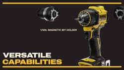 Video Animation video featuring the ATOMIC™ 20V MAX* Brushless Cordless Multi-Head Drill/Driver (Tool Only).
