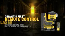 Video  20V MAX* XR® Remote Control 360º Line Laser Kit Dig Viz Video