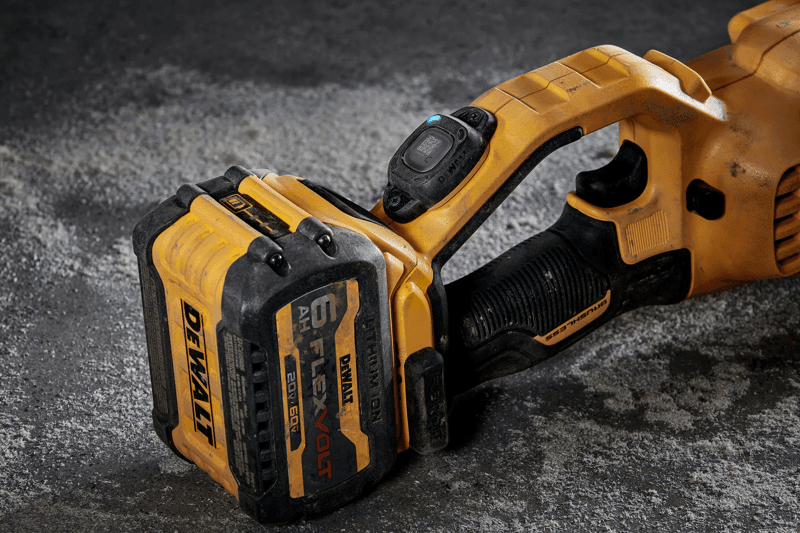 DEWALT Tool Connect tag on cordless tool