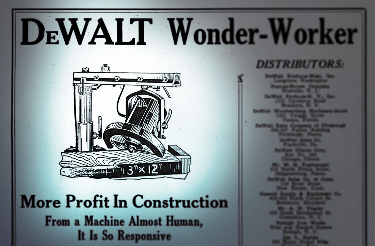 Advertisement for the Wonder-Worker emphasizing profit and human-like qualities, Feb. 1926