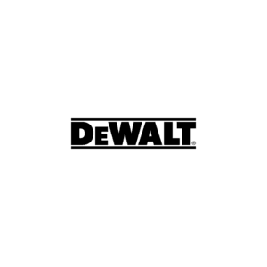 DEWALT logo in bold black letters centered on a white background.